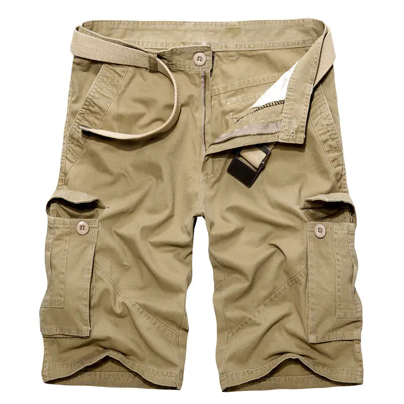 Plus Size Men's Multi Pocket Cargo Shorts