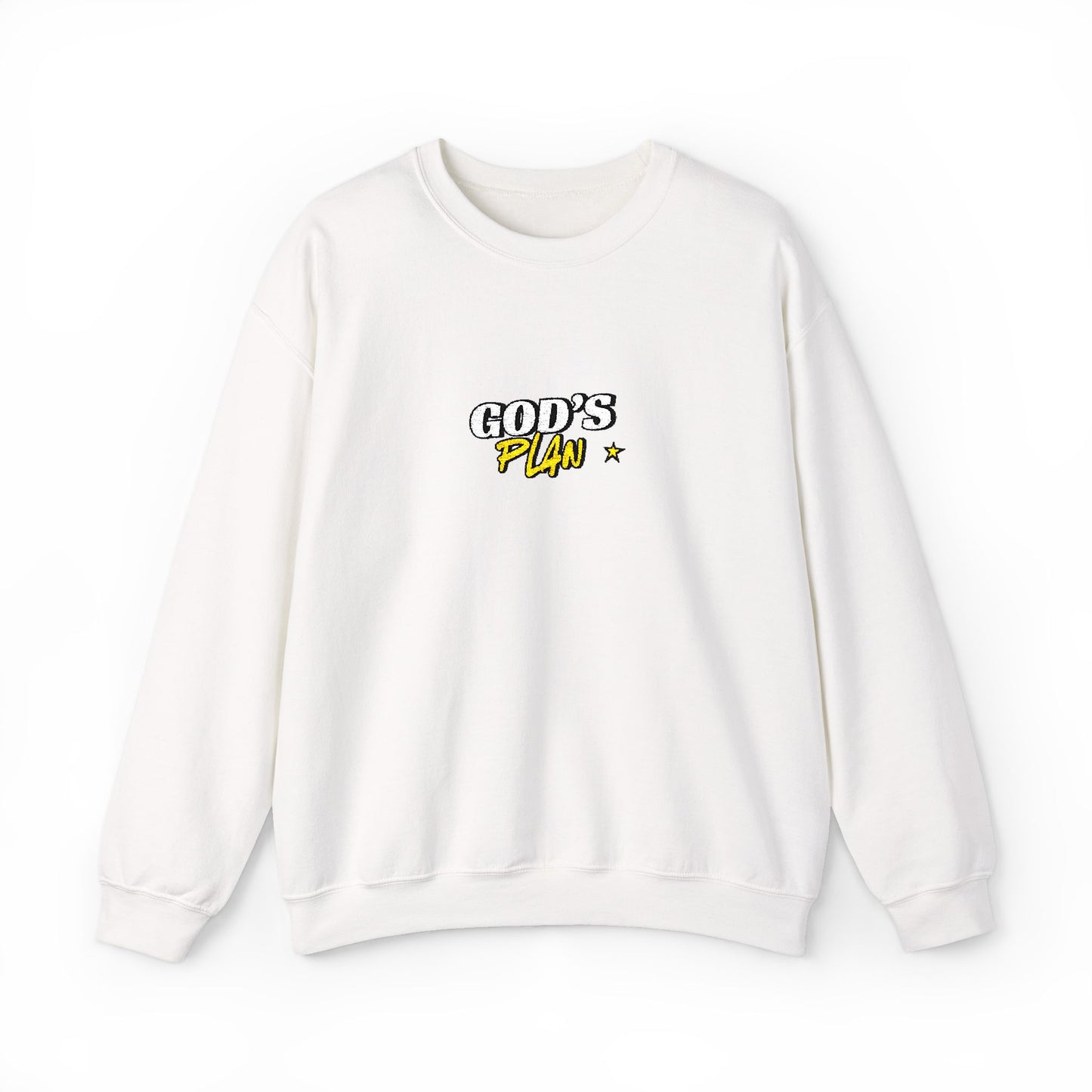 God's Plan Crewneck Sweatshirt, Cozy Unisex Sweatshirt, Inspirational Gift, Relaxed Fit, Everyday Casual Wear, Christian Apparel
