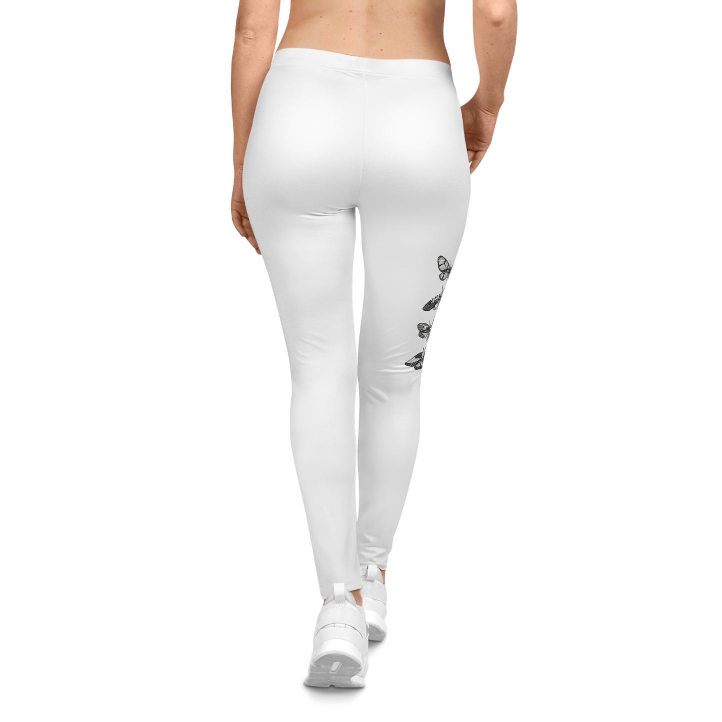 Stylish Butterfly Print Leggings, Comfortable Activewear, Everyday Fashion, Gym Wear, Casual Office Pants