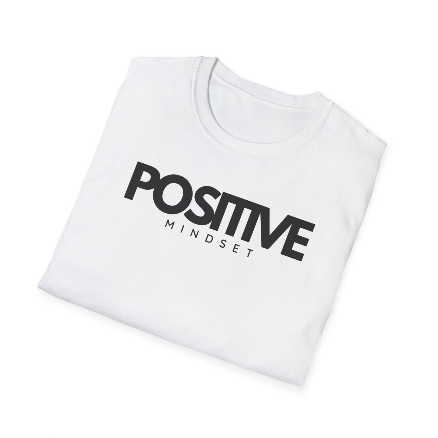 Positive Mindset Unisex Softstyle T-Shirt, Motivational Tee, Everyday Wear, Gift Idea, Affirmation Shirt, Casual Outfit