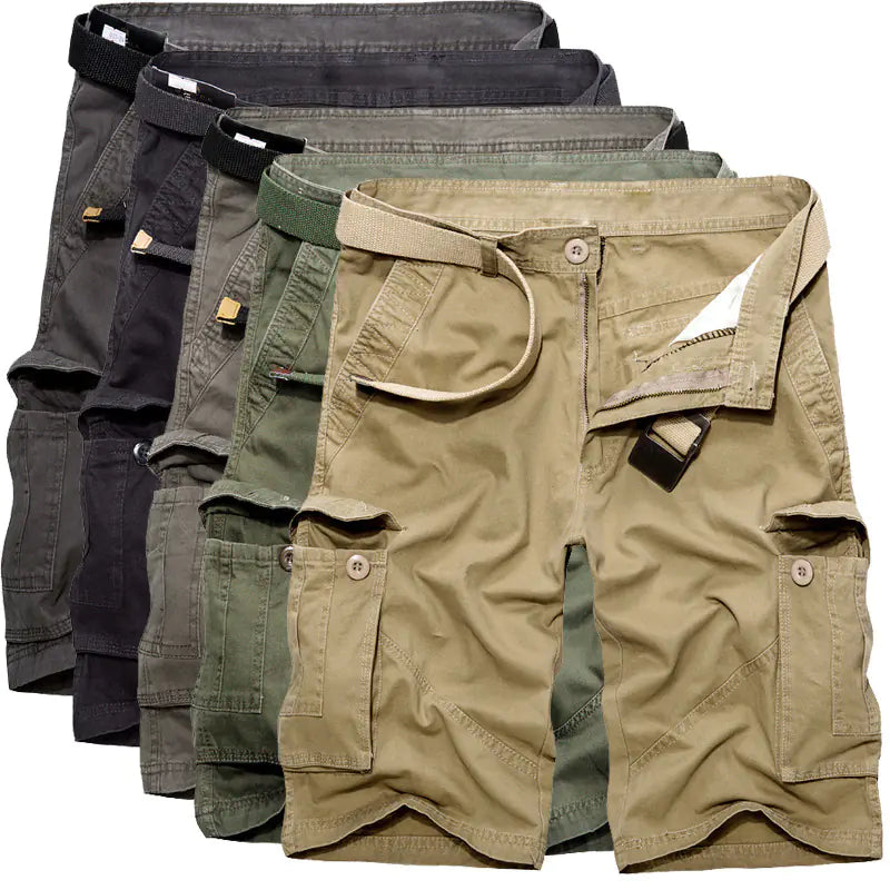 Plus Size Men's Multi Pocket Cargo Shorts