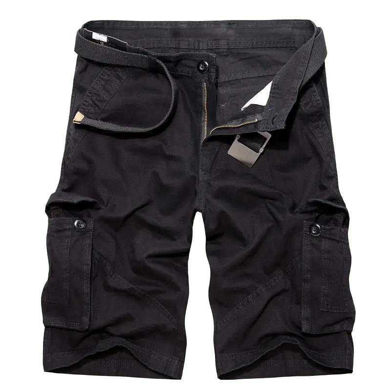 Plus Size Men's Multi Pocket Cargo Shorts