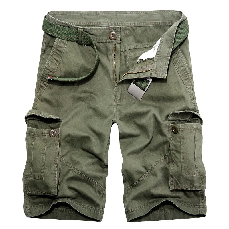 Plus Size Men's Multi Pocket Cargo Shorts