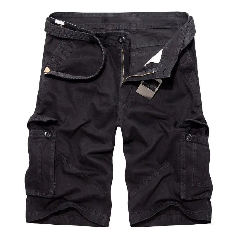 Plus Size Men's Multi Pocket Cargo Shorts