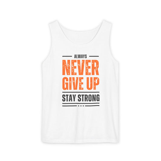 Motivational Tank Top, Fitness Apparel, Gift for Athletes, Workout Gear, Beachwear, Summer Essentials, Stay Strong