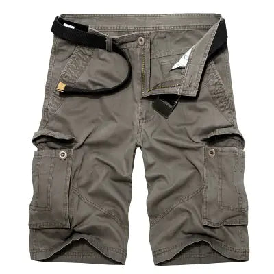 Plus Size Men's Multi Pocket Cargo Shorts