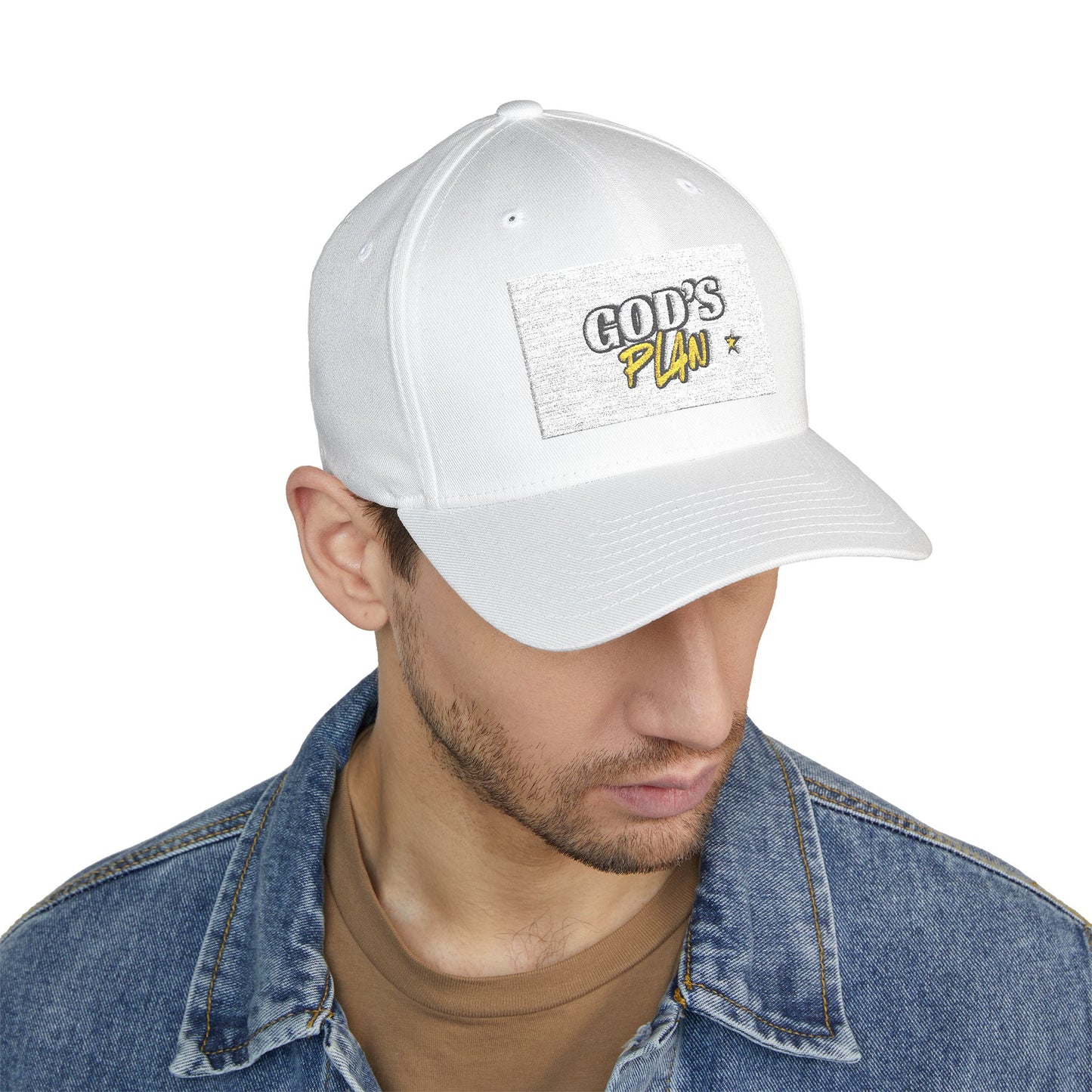 Closed-Back Cap with 'God's Plan' Embroidery, Adjustable Hat for Faith Lovers, Stylish Gift for Birthdays, Faith-Based Merchandise, [...]
